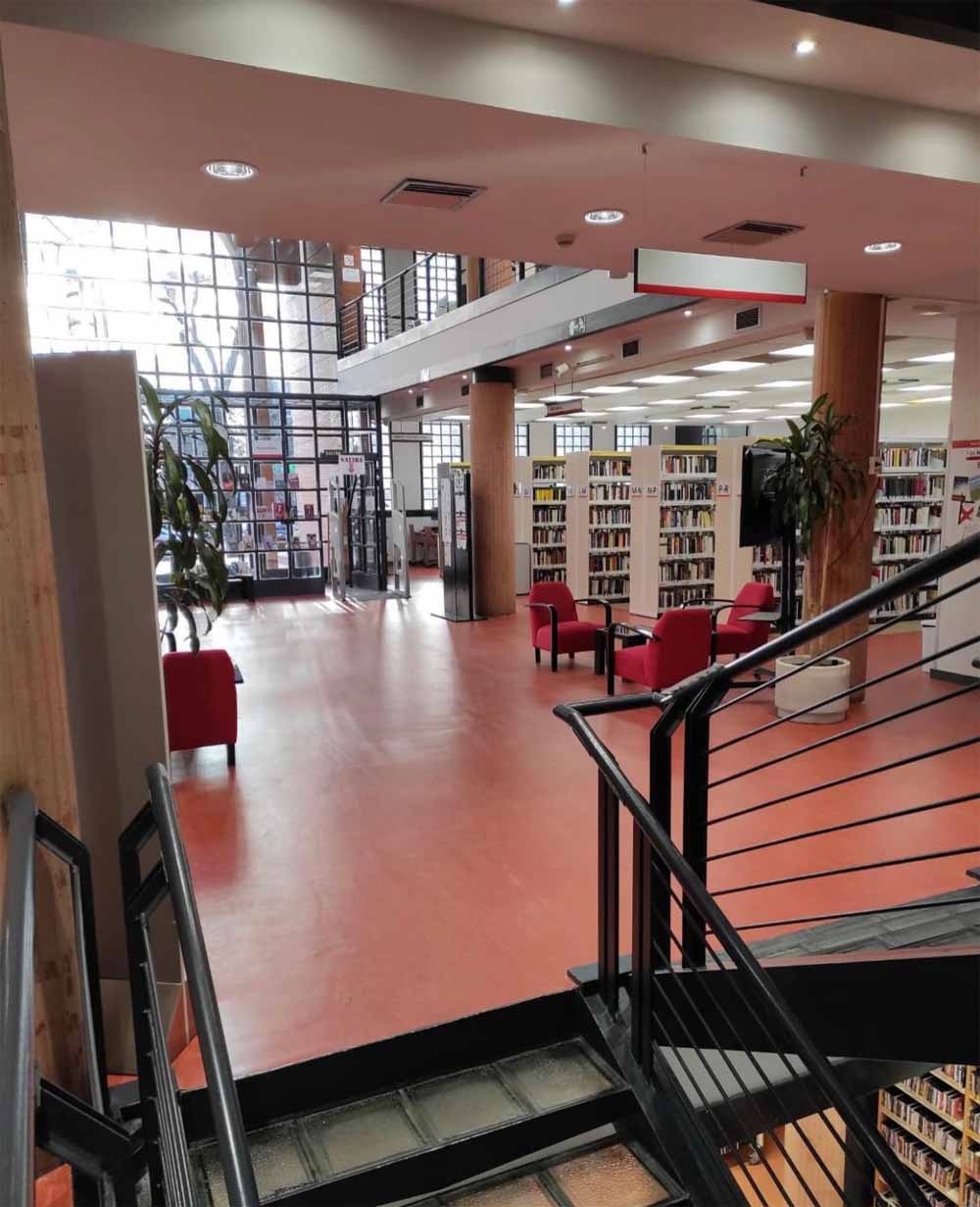 pavimento pvc biblioteca retiro